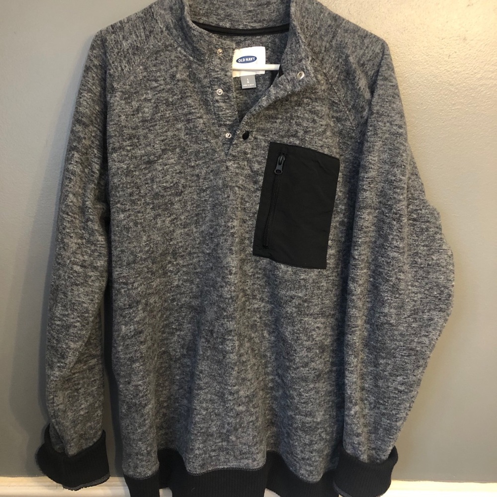 Black and grey fleece NWT